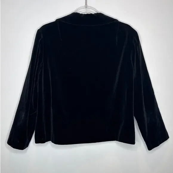 Vintage 1950s–60s Majestic Black Velvet Bolero Jacket Medium - Picture 15 of 15
